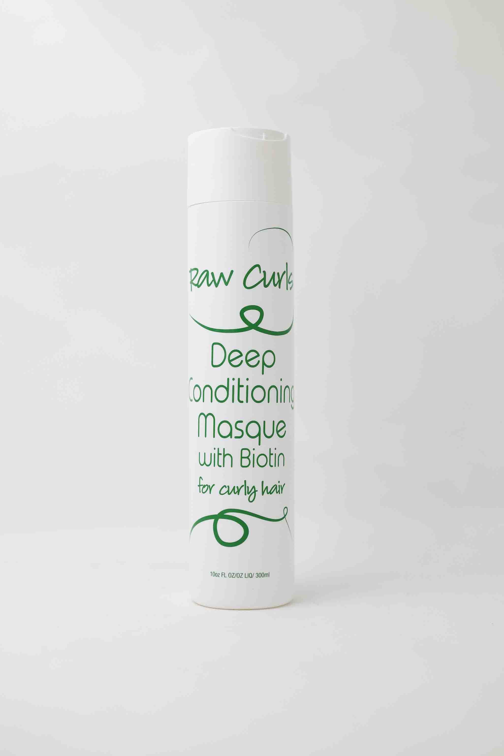 Wholesale Raw Curls Deep Conditioning Masque with Biotin / 12-10oz Bottles Per Case